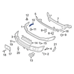 Ford Expedition 2007-2014 7L1Z17E857A Left Bumper Cover Bracket. Fixed Price $29.09.