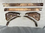 1968 Oldsmobile Eighty 88 Front Bumper Brackets Ninety 98 Braces Oem. Fixed Price $226.85.