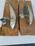 70 71 Maverick Nos Ford D0DZ-17996 97-A Front Bumper Guards B26. Fixed Price $125.00.