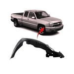 Passenger Side Fender Liner For 1999-2007 Chevrolet Silverado GM1247110 Front. Fixed Price $45.64.