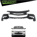 Front Bumper Cover Black Unfinished Replacement For Chevrolet Malibu 2016-2018. Fixed Price $82.13.