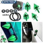 4X Spike Quick Release Fasteners Decor Kit Front Bumper Corner Edge Guard Green. Fixed Price $9.89.