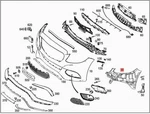 Genuine Mercedes S205 W205 C-class Basic Carrier For Bumper Left 2058850765. Fixed Price $65.84.