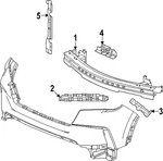Genuine Honda Bumper Cover Support Rail 71190-T90-A00. Fixed Price $54.54.