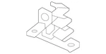 Genuine Audi Support Bracket 8W0-807-333. Fixed Price $16.44.