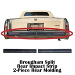Cadillac Brougham Split Rear Bumper Impact Strip Aem Fleetwood 2-PIECE. Fixed Price $199.00.