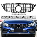 For Mercedes-benz W205 C200 C300 19-2022 Gt Front Bumper Grille W/o Camera Hole. Fixed Price $68.59.