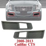 Front Bumper Fog Light Trim Covers For 2008-2013 Cadillac Cts. Fixed Price $61.09.