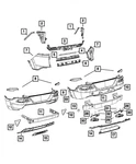 Genuine Mopar Rear Upper Fascia Left 5LT16TZZAD. Fixed Price $212.28.