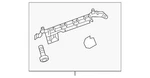 Genuine Gm Front Passenger Side Bumper Fascia Guide 84172893. Fixed Price $19.56.
