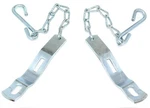 1964 1965 1966 Chevy Gmc Truck Fleetside Cadmium-plated Tailgate Chains Pair*. Fixed Price $38.00.