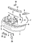 Genuine Porsche Strip Seal 993-505-844-02-01C. Fixed Price $21.84.