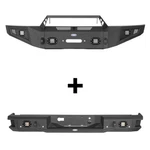 Textured Steel Front Bumper+ Rear Step Bar Combo Fit Ford F-150 2009-2014. Fixed Price $1048.85.