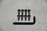 Anti-theft *black* Security Screws For Dodge Ram 1500 Front & Rear License Plate. Fixed Price $16.00.