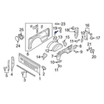 Ford F-150 2015-2020 FL3Z99404A42B Rear Tailgate Striker Plate. Fixed Price $16.16.