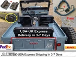 Tailgate 663188 Fits Willys Jeep CJ2A CJ3A CJ3B CJ5 CJ6+HINGES&CHAIN With Canvas. Fixed Price $163.70.