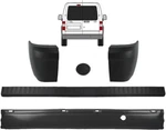 Rear Bumper And Cover With End Caps Fits Ford Transit Connect 2002-2013. Fixed Price $87.25.