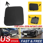 Front Bumper Tow Hook Eye Cover Cap 622A1-4GA0A Fit For Infiniti Q50 2014-2018. Fixed Price $10.99.