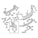 For Mazda CX-5 2023-2025 KSD450EK1 Rear Tow Eye Cap. Fixed Price $29.54.