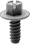 Slotted Hex Washer Head License Plate Screws #14 5/8" Black E-coat 50 Pcs. Fixed Price $24.69.