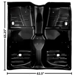 1961 1962 1963 1964 Impala Floor Pan Full Door Only Edp Coated Metal Dynacorn. Fixed Price $1123.95.