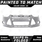 New Painted *ux Silver* Front Bumper Cover Fascia 2012 2013 2014 Ford Focus. Fixed Price $410.99.