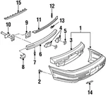 Genuine Gm Bumper Cover 25648250 Qty 1. Fixed Price $56.70.