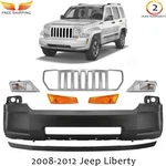 Front Bumper Cover Fascia Paintable & Grille Assembly For 2008-2012 Jeep Liberty. Fixed Price $595.00.