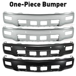 Vrc One-piece Chrome/ Black Front Bumper For 2014-2015 Chevrolet Silverado 1500. Fixed Price $269.99.
