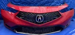 Acura Integra Front Bumper Cover Assembly Red (R568P) 2023 - 2025 # 106754. Fixed Price $1940.03.