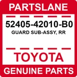 52405-42010-B0 Toyota Oem Genuine Guard Sub-assy, Rr. Fixed Price $151.07.