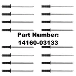 16 New Front/rear Bumper Specialty Rivets! For Kia Optima Sorento Soul Rondo Etc. Fixed Price $17.95.