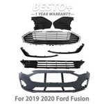 Front Bumper Cover&upper Lower Grill&fog Light Ford Fusion 2019 2020. Fixed Price $237.13.