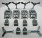 Vw Volkswagen T2 Bus Bench Clamp Kit Middle And Rear Seats 1950-1979. Fixed Price $82.35.