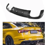 Fit For Audi S3 A3 Sline Rear Bumper Diffuser Lip Spoiler 2017-2020 Black. Fixed Price $140.06.