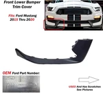 Genuine 2015-2020 Ford Mustang Front Right Lower Bumper Trim Cover FR3Z17E810AC. Fixed Price $60.00.
