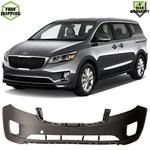 Front Bumper Cover Primed Plastic For 2015-2016 Kia Sedona. Fixed Price $380.00.
