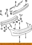 Gm Oem 97-04 Alero Rear Components-bumper Cover Bolt 11515676. Fixed Price $7.40.