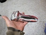 1949 Chrysler Dodge Plymouth Desoto Left Rear Trunk Hinge Trim 1303193-LH. Fixed Price $425.00.