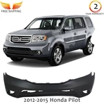 Front Bumper Cover Primed Plastic For 2012-2015 Honda Pilot. Fixed Price $160.00.