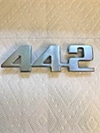 Nos 1974-75 Olds Cutlass 442 Rear Deck Trunk Lid Name Plate Emblem Gm 9726377. Fixed Price $69.99.