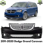 Front Bumper Cover Primed & Grille Kit For 2011-2020 Dodge Grand Caravan. Fixed Price $330.00.