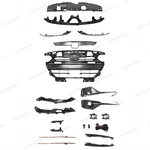 19PC For Accord 2021-22 Sport Chrome Black Grille Extension Molding Fog Lamp Kit. Fixed Price $185.97.