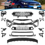 Complete Front Bumper Grille Set W/ Fog Lamp 2019 2020 2021 Kia Forte 14PCS. Fixed Price $439.99.