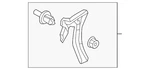 Genuine Volvo Bumper Cover Bracket 31407730. Fixed Price $93.10.