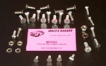 Triumph TR2-3B Door Hinge & Latch Ss Hardware Kit MCY104. Fixed Price $19.50.