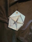 Vintage Chrysler Trunk Lock Emblem Key Cover 4422008. Fixed Price $38.00.