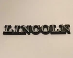 1981-1989 Lincoln Town Car Continental Trunk Emblem-badge 3.5 9/16. Fixed Price $7.95.