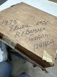 1973 Buick Electra Rh Front Bumper Guard #1241604 Nos. Fixed Price $45.00.
