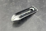 67 68 Cadillac Front Bumper License Recess Center Crease Ornament Trim Molding. Fixed Price $65.00.